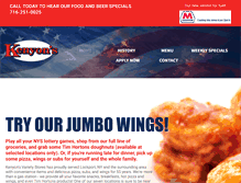 Tablet Screenshot of kenyonsvarietystores.com